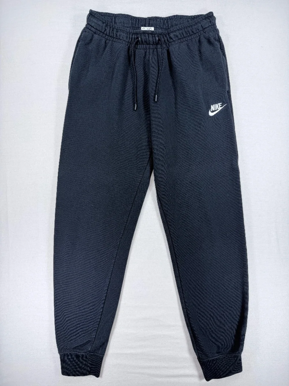Nike Club Fleece Black Jogger Sweatpants Size S